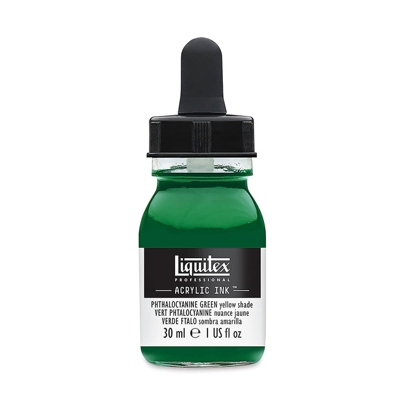 LIQUITEX ACRYLIC INK 30 ML PHTHALOCYNE GREEN YS  (319)