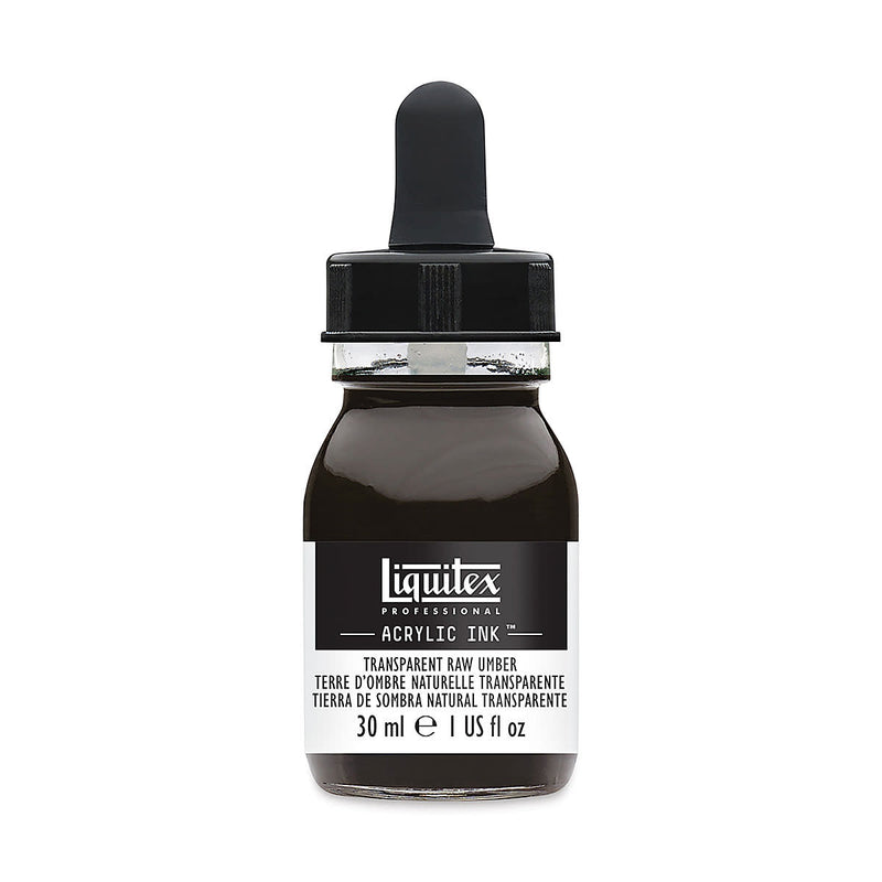 LIQUITEX ACRYLIC INK 30 ML TRANSPARENT RAW UMBER  (333)