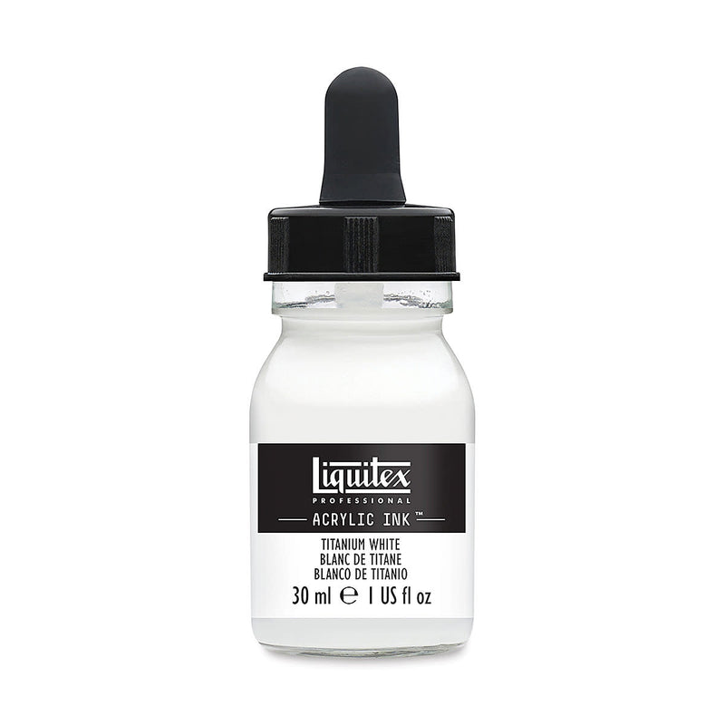 LIQUITEX ACRYLIC INK 30 ML TITANIUM WHITE  (432)