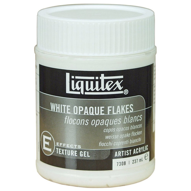 LIQUITEX ACRYLIC MEDIUM WHITE OPAQUE FLAKES  237 ML