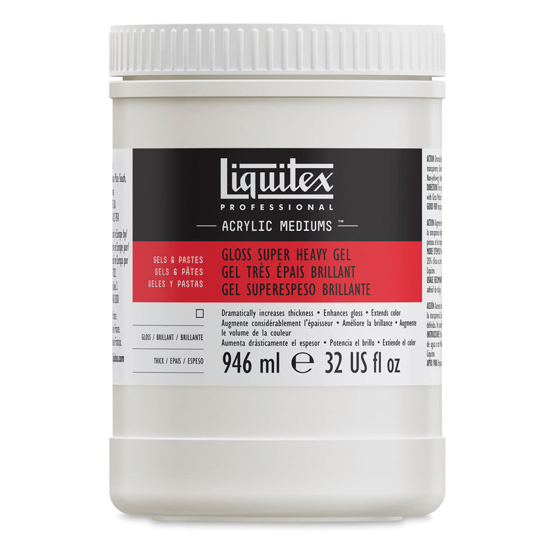 LIQUITEX ACRYLIC MEDIUM GLOSS SUPER HEAVY GEL  946 ML