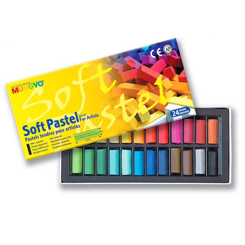 MUNGYO SOFT PASTEL MPS24 SET OF 24 (MPS-24)