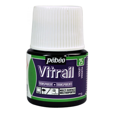 PEBEO VITRAIL GLASS COLOR 45 ML 25 VIOLET  (050-025)