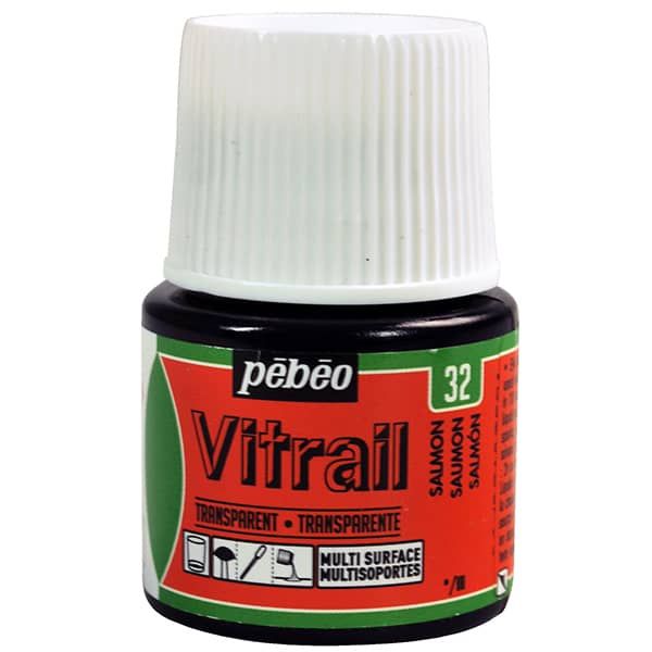 PEBEO VITRAIL GLASS COLOR 45 ML 32 SALMON  (050-032)