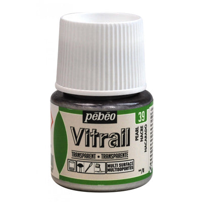 PEBEO VITRAIL GLASS COLOR 45 ML 39 PEARL  (050-039)