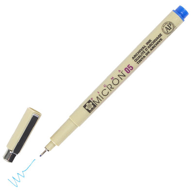 SAKURA PIGMA MICRON PEN BLUE 0.5