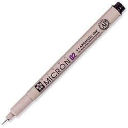 SAKURA PIGMA MICRON PEN BLACK 0.2