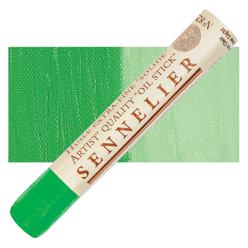 SENNELIER OIL STICK N 823 CAD GREEN LIGHT S3 38ML