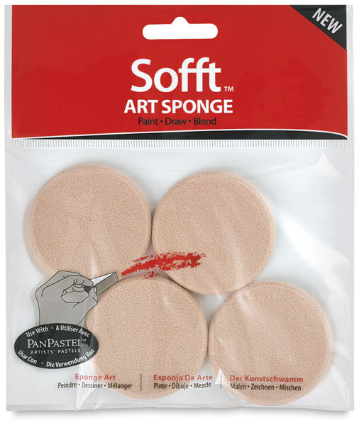 SOFFT ART SPONGE ROUND 4 PEICE SET (61042)