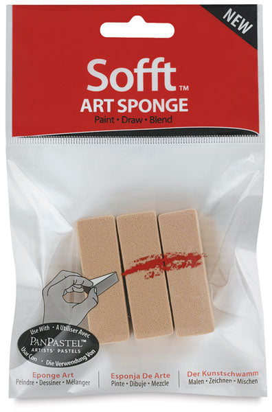 SOFFT ART SPONGE SET FLAT 3 PEICE SET (61022)