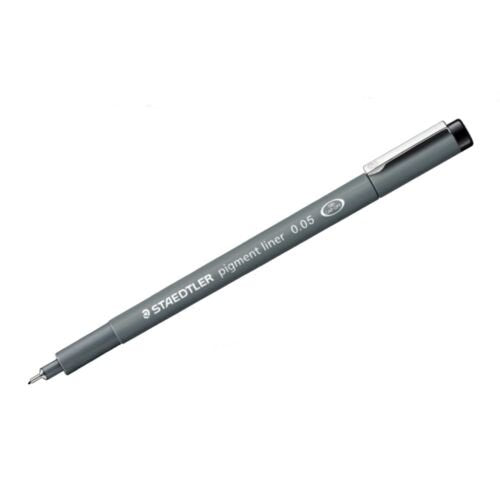 STAEDTLER PIGMENTLINER BLACK 0.05