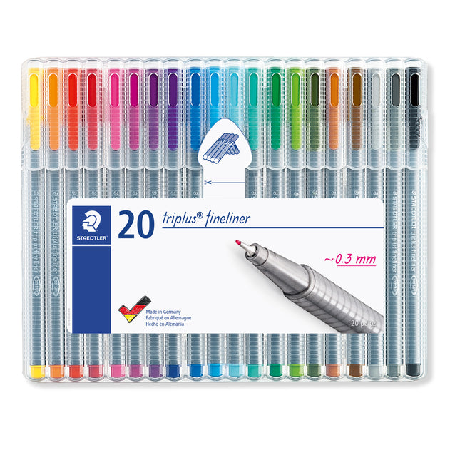 STAEDTLER TRIPLUS FINE LINER SET OF 20 (334 SB 20)