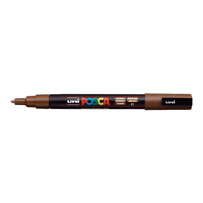 UNIPOSCA FINE LINE PC-3M BROWN