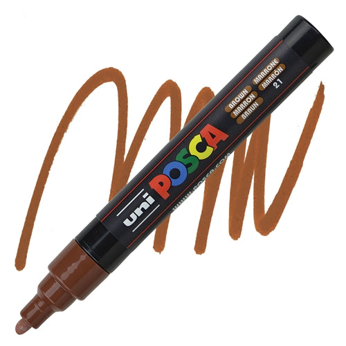 UNIPOSCA MEDIUM LINE PC-5M BROWN