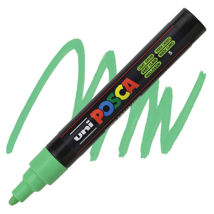 UNIPOSCA MEDIUM LINE PC-5M LIGHT GREEN