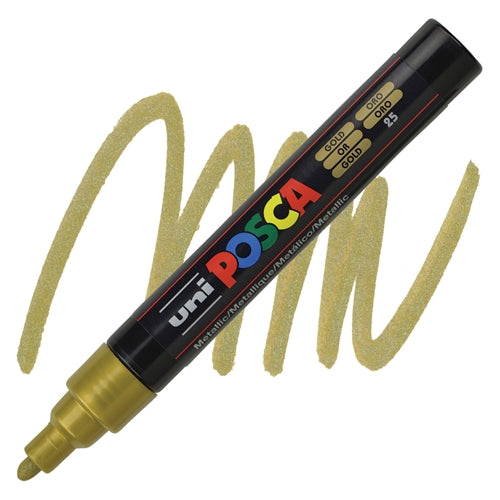 UNIPOSCA MEDIUM LINE PC-5M GOLD