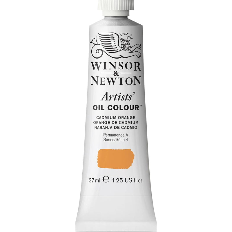 WINSOR & NEWTON ARTIST OIL COLOUR 37 ML CADMIUM ORANGE S4 (089)