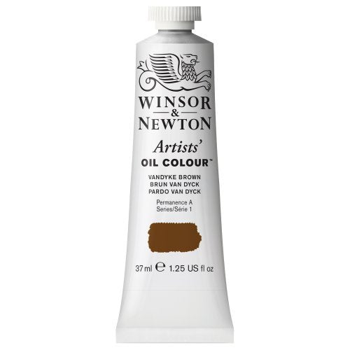 WINSOR & NEWTON ARTIST OIL COLOUR 37 ML VANDAYKE BROWN S1 (676)