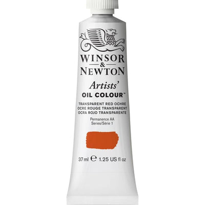 WINSOR & NEWTON ARTIST OIL COLOUR 37 ML TRANS RED OCHRE S1 (647)