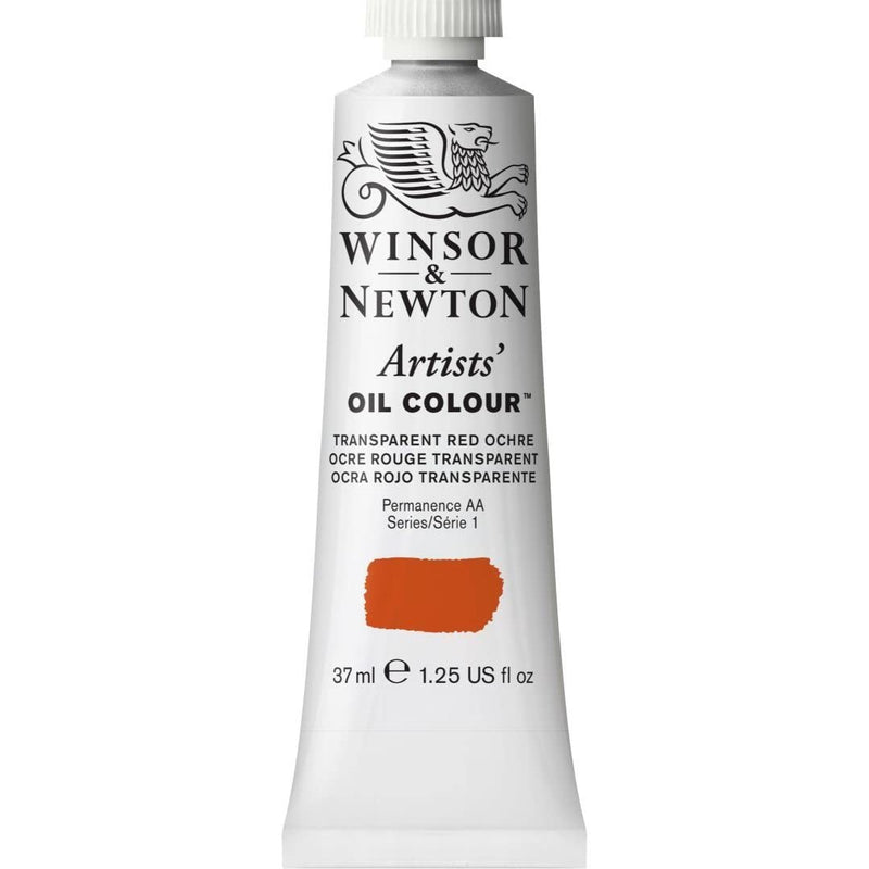 WINSOR & NEWTON ARTIST OIL COLOUR 37 ML TRANS RED OCHRE S1 (647)