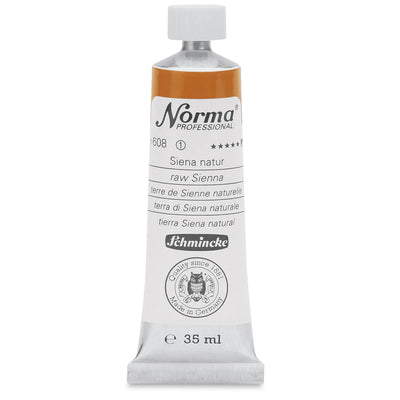 SCHMINCKE NORMA PROFESSIONAL OIL COLOUR 35 ML SR 1 RAW SIENNA (608)