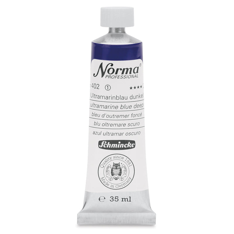 SCHMINCKE NORMA PROFESSIONAL OIL COLOUR 35 ML SR 1 ULTRAMARINE BLUE DEEP (402)