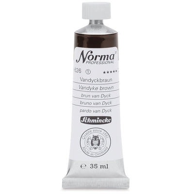 SCHMINCKE NORMA PROFESSIONAL OIL COLOUR 35 ML SR 1 VANDYKE BROWN (626)