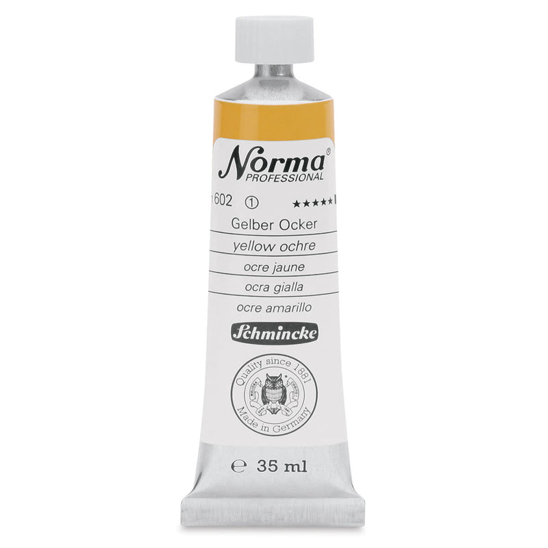 SCHMINCKE NORMA PROFESSIONAL OIL COLOUR 35 ML SR 1 YELLOW OCHRE (602)