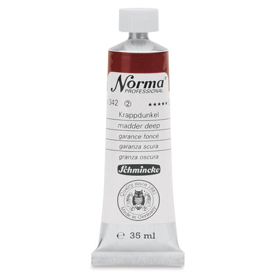 SCHMINCKE NORMA PROFESSIONAL OIL COLOUR 35 ML SR 2 MADDER DEEP (342)