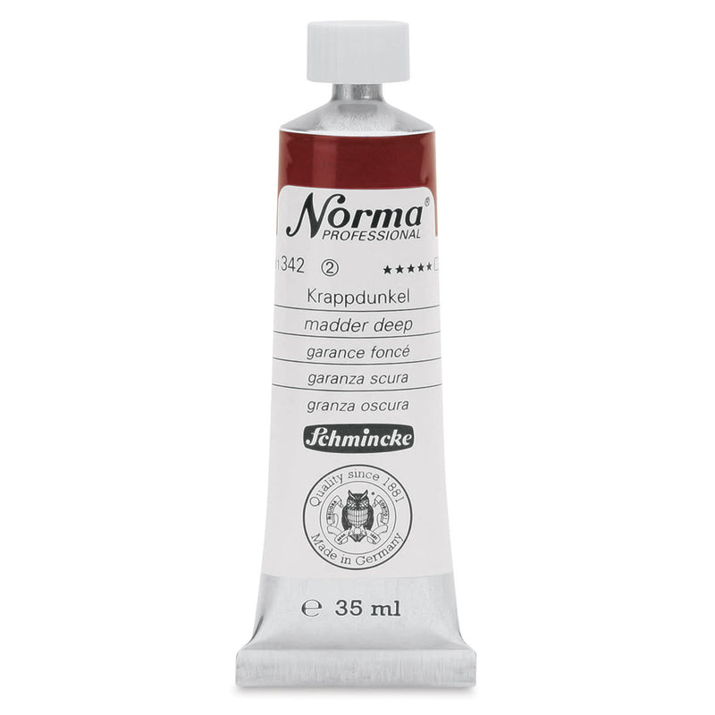 SCHMINCKE NORMA PROFESSIONAL OIL COLOUR 35 ML SR 2 MADDER DEEP (342)