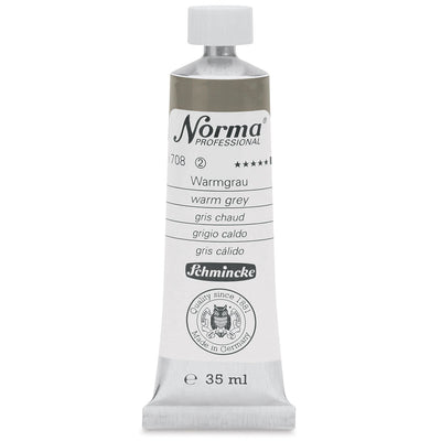 SCHMINCKE NORMA PROFESSIONAL OIL COLOUR 35 ML SR 2 WARM GREY (708)