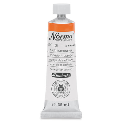 SCHMINCKE NORMA PROFESSIONAL OIL COLOUR 35 ML SR 3 CADMIUM ORANGE (300)