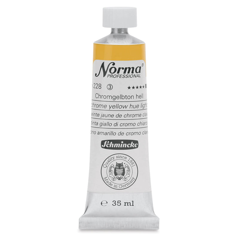 SCHMINCKE NORMA PROFESSIONAL OIL COLOUR 35 ML SR 3 CHROME YELLOW HUE LIG (228)