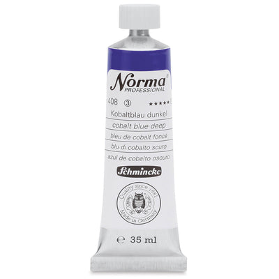 SCHMINCKE NORMA PROFESSIONAL OIL COLOUR 35 ML SR 3 COBALT BLUE DEEP (408)