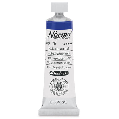 SCHMINCKE NORMA PROFESSIONAL OIL COLOUR 35 ML SR 3 COBALT BLUE LIGHT (410)