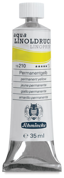 SCHMINCKE AQUA LINOP 35 ML PERMANENT YELLOW  (19210009)