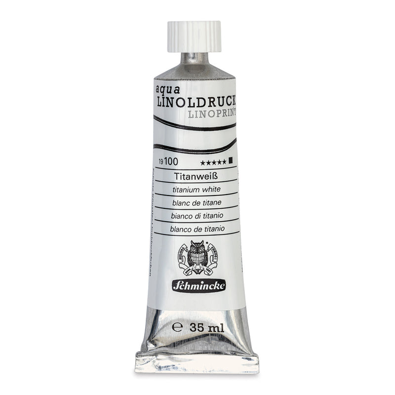 SCHMINCKE AQUA LINOP 35 ML TITANIUM WHITE  (19100009)