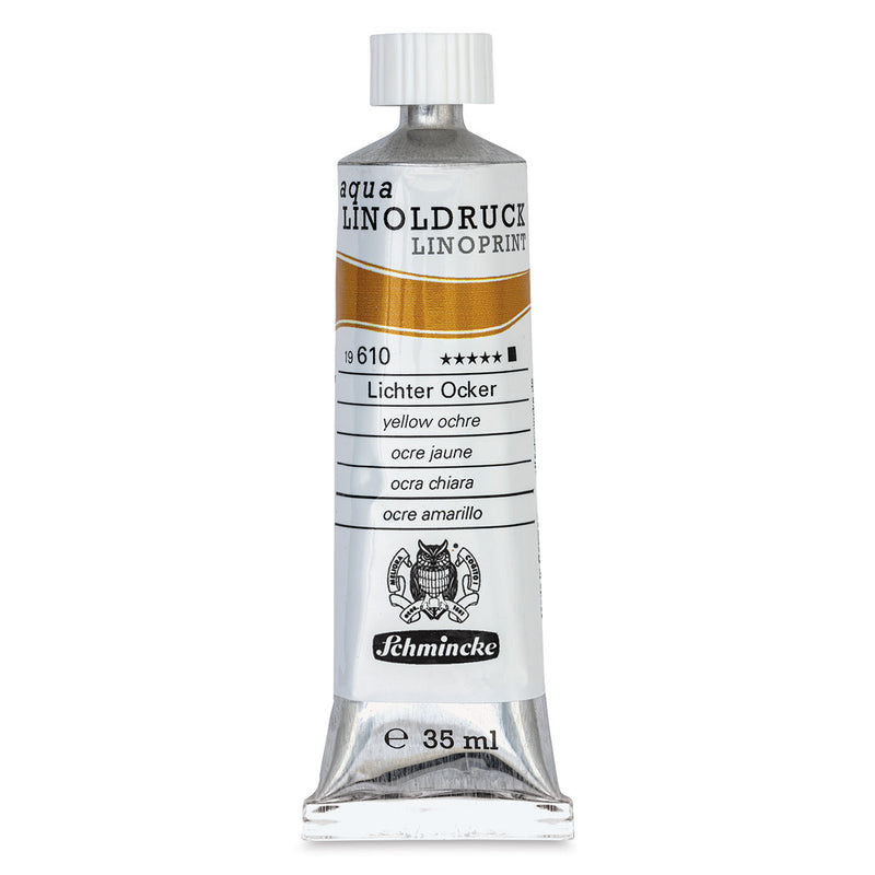 SCHMINCKE AQUA LINOP 35 ML YELLOW OCHRE  (19610009)