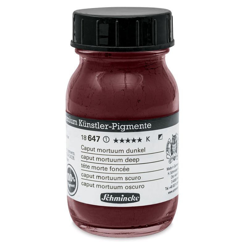 SCHMINCKE PIGMENT POWDER 100 ML SR 1 CAPUT MORTUUM DEEP (18647055)