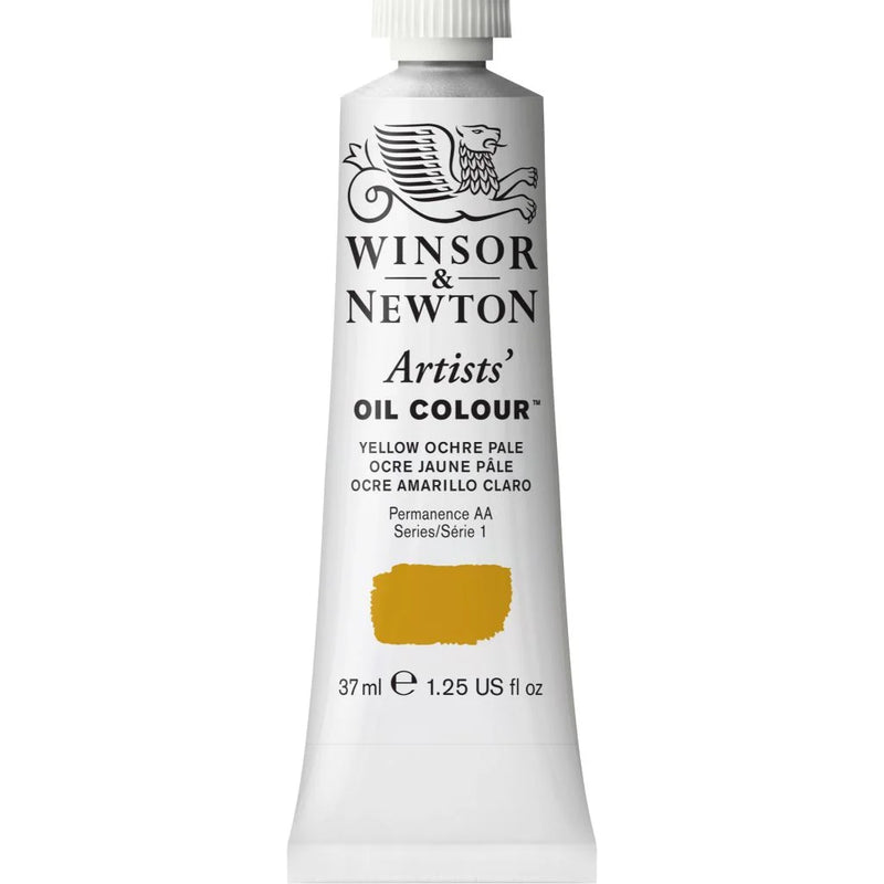 WINSOR & NEWTON ARTIST OIL COLOUR 37 ML YELLOW OCHRE PALE S1 (746)