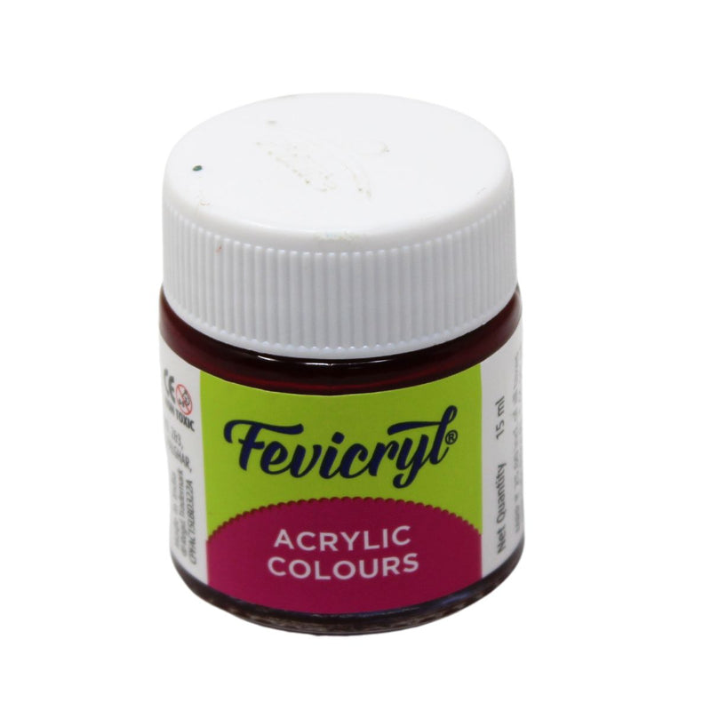 FEVICRYL ACRYLIC COLOUR 14 MAROON 15 ML