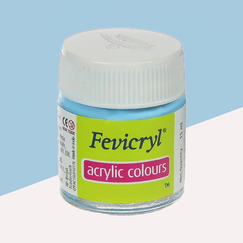 FEVICRYL ACRYLIC COLOUR 319 PEARL SKY BLUE 10 ML