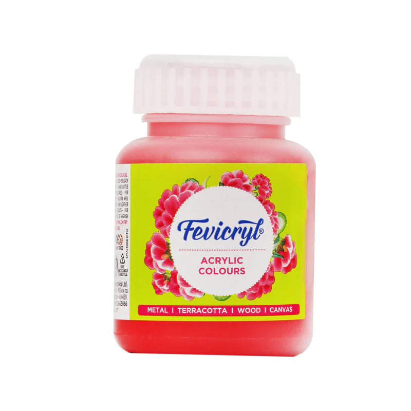 FEVICRYL ACRYLIC COLOUR 18 PINK 100 ML