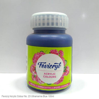 FEVICRYL ACRYLIC COLOUR 23 ULT BLUE 100 ML