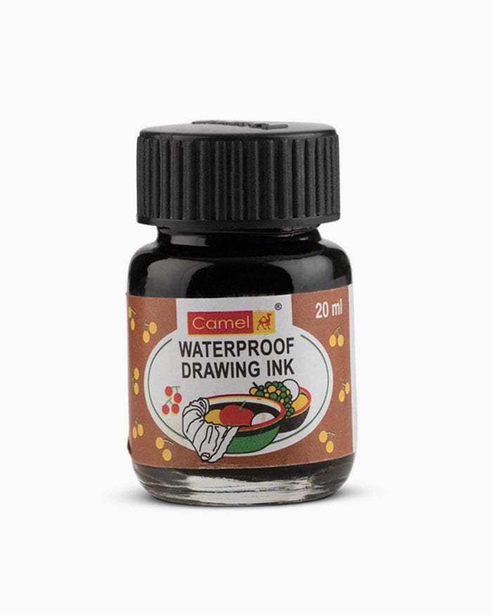 CAMLIN WATER PROOF DRAWING INK 20 ML BURNT SIENNA – Himalaya Fine Art