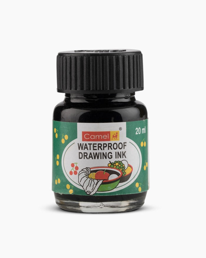 CAMLIN WATER PROOF DRAWING  INK 20 ML VIRIDIAN HUE