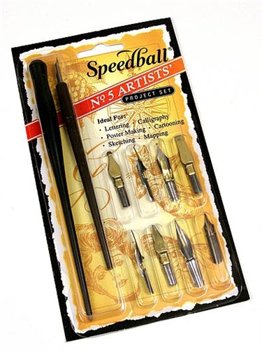 SPEEDBALL NO 5 ARTIST PEN SET (2962)