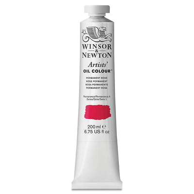 WINSOR & NEWTON ARTIST OIL COLOUR 200 ML SR 2 PERMANENT ROSE (502)