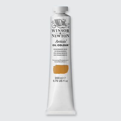 WINSOR & NEWTON ARTIST OIL COLOUR 200 ML SR 2 RENAISSANCE GOLD (573)