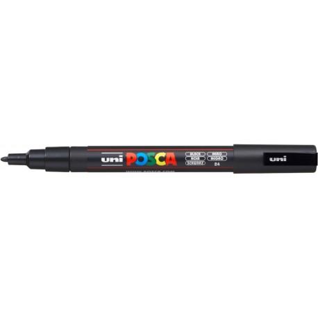 UNIPOSCA FINE LINE PC-3M BLACK